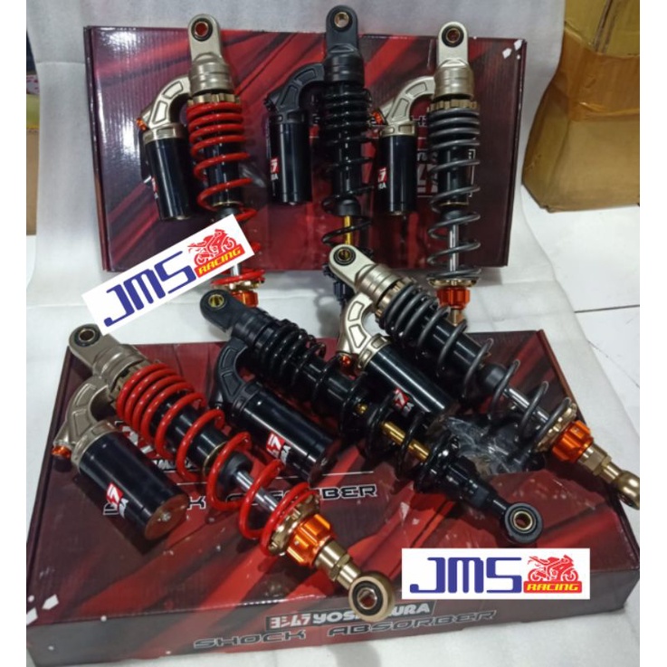 shock yoshimura model ktc racing tipe evo tabung atas ukuran 280/320/340mm aerox nmax new nmax old pcx150 adv150 rx king tiger fizr nouvo suprax125 blade revo absolute vega r jupiter z smash shogun