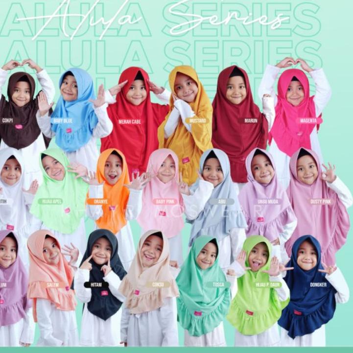 ❁ Kerudung Anak || Hijab Anak Instan || Alula kids Khayr Moswear ✸