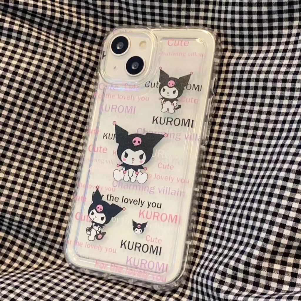 IPHONE Casing Transparan Lucu Kompatibel Untuk Iphone14 13 11 12 Pro XS Max X Xr7 +8 Plus Casing Ponsel Lembut TPU Silikon Shockproof Cover