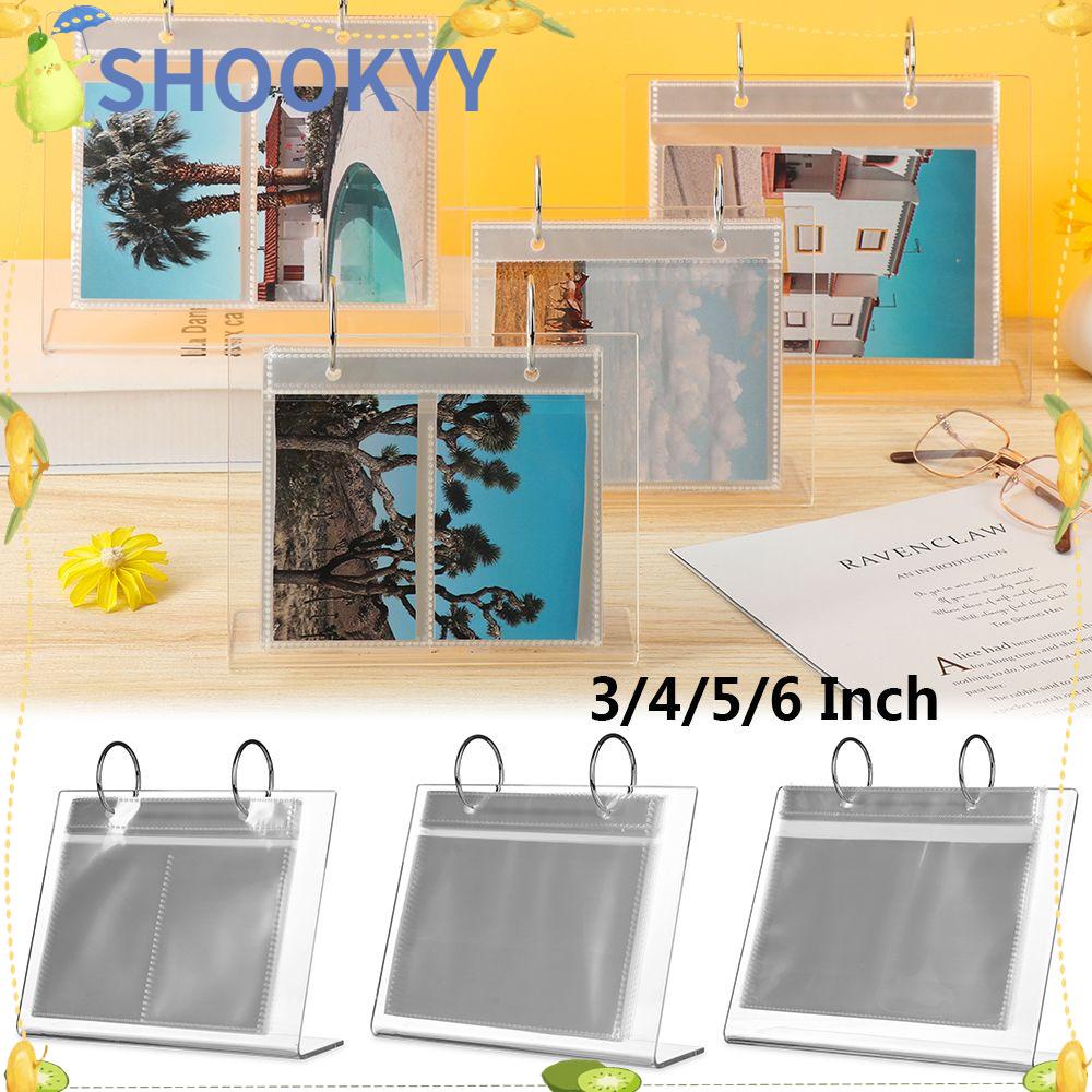 Album Foto CHOOKYY 3-6 inch Koleksi Penyimpanan Warna-Warni Case Gambar Multifungsi