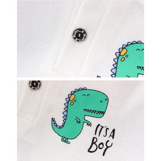 new arrival kaos anak polo IMPORT PREMIUM / kaos anak DINO ITS A BOY