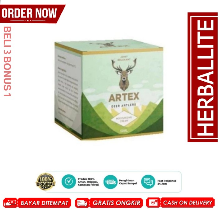 Artex cream asli salep obat nyeri sendi otot tulang herbal original
