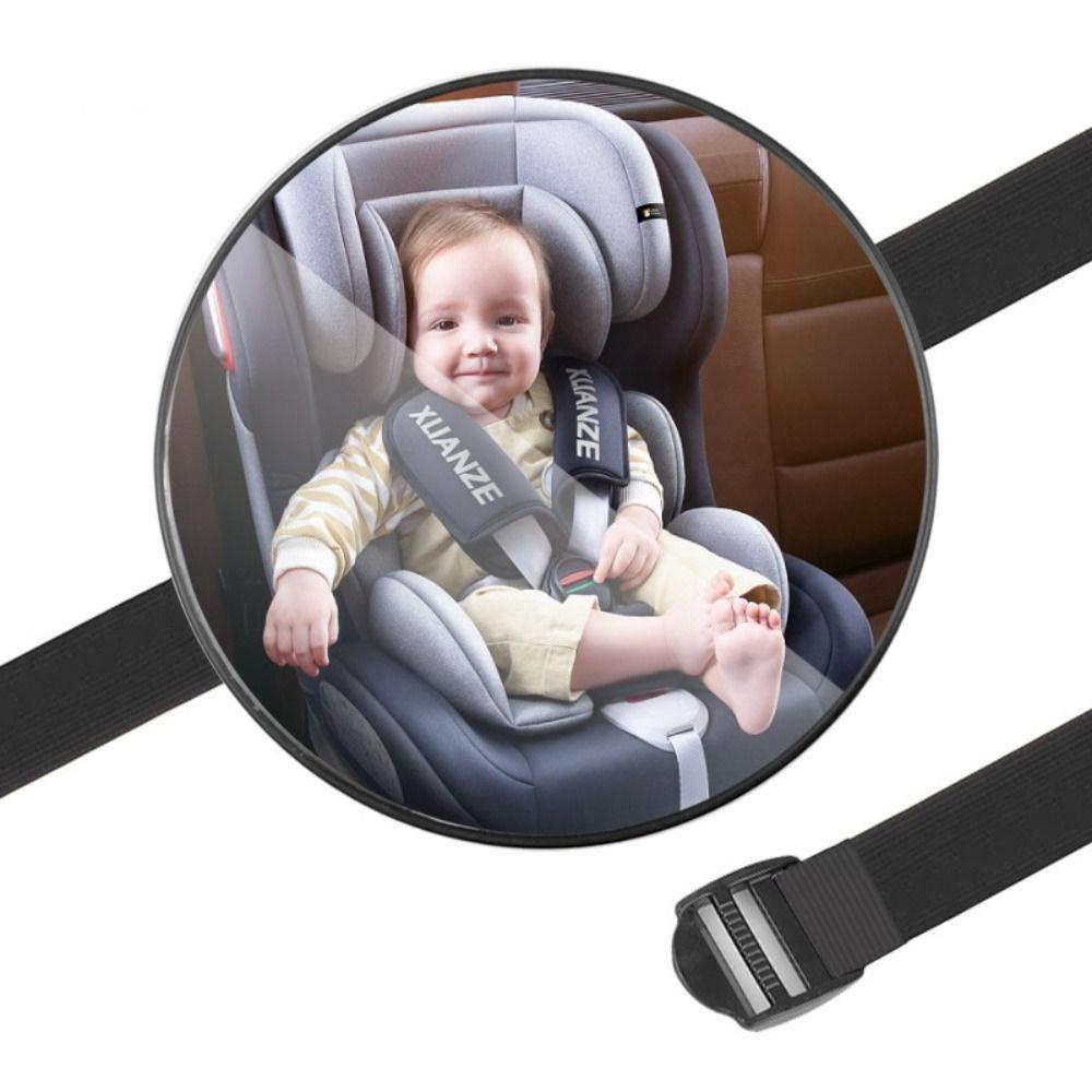 Lanfy Cermin Interior Mobil Car-mounted Bangsal Perawatan Bayi Persegi Menghadap Belakang Aksesoris Mobil Convex Mirror Acrylic Safety View Baby Car Mirror