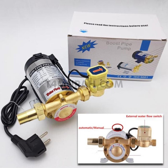 Terlaris Pompa Booster Pump Mesin Pompa Dorong Otomatis Pompa Water Heater