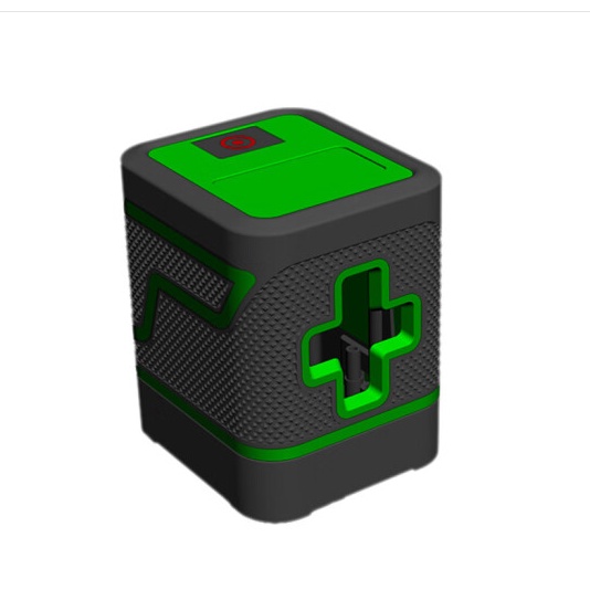 (BISA COD) FTIHSHP Han Sheng Laser Level Mini Green Beam 2 Line Self Leveling Alarm - HS2D
