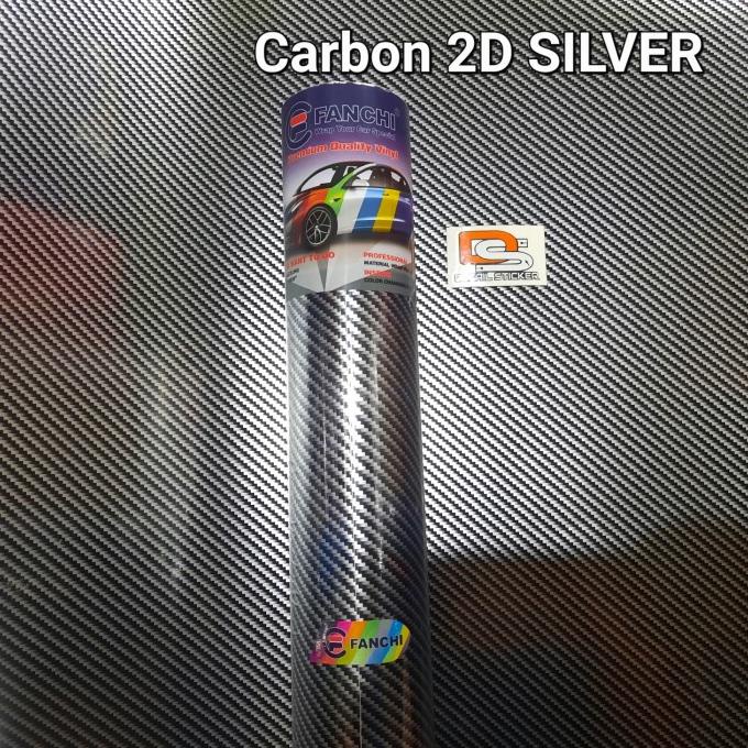 

ROL sticker Fanchi FC251 Carbon 2D Hitam Silver Fanchi ROLL