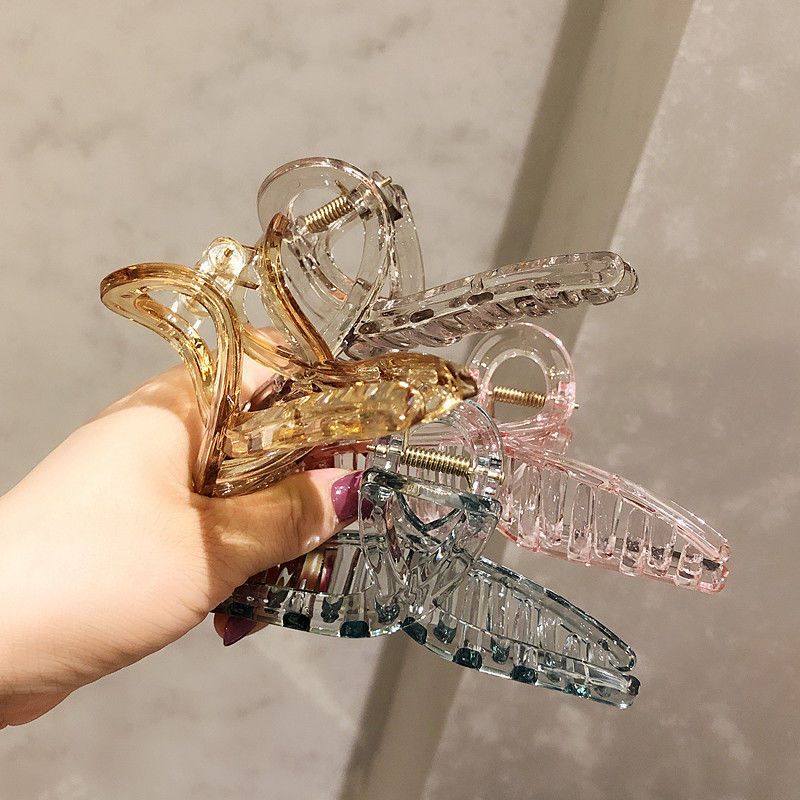 Jepit rambut korea premium jedai jeli bening colorful fashion wanita elegan mode baru original import JD30#