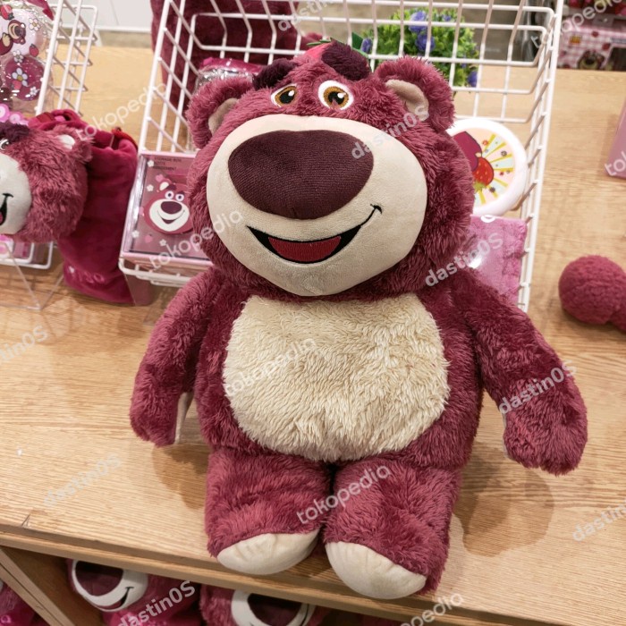 Produk Terbaru Lotso 35Cm Plush Toy Story Disneyland Buzz Boneka Original X Miniso