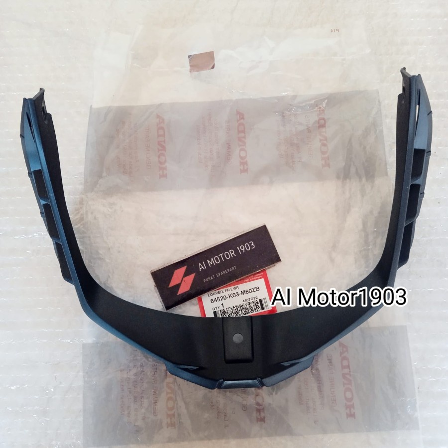 COVER TUTUP DEK SAYAP DEPAN BAWAH LAMPU REVO X INJEKSI 64520-K03-M60ZB