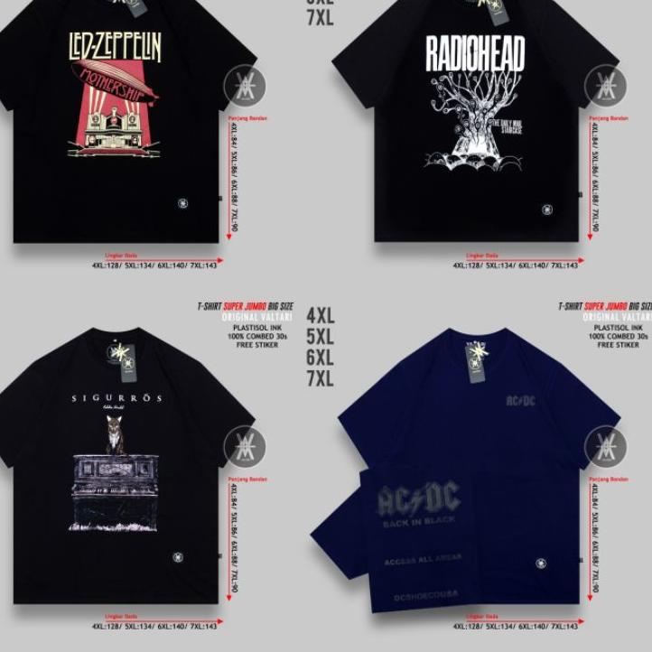 ♫ KAOS SUPER JUMBO 4XL-6XL KAOS JUMBO PRIA XXXXXXXL ✯