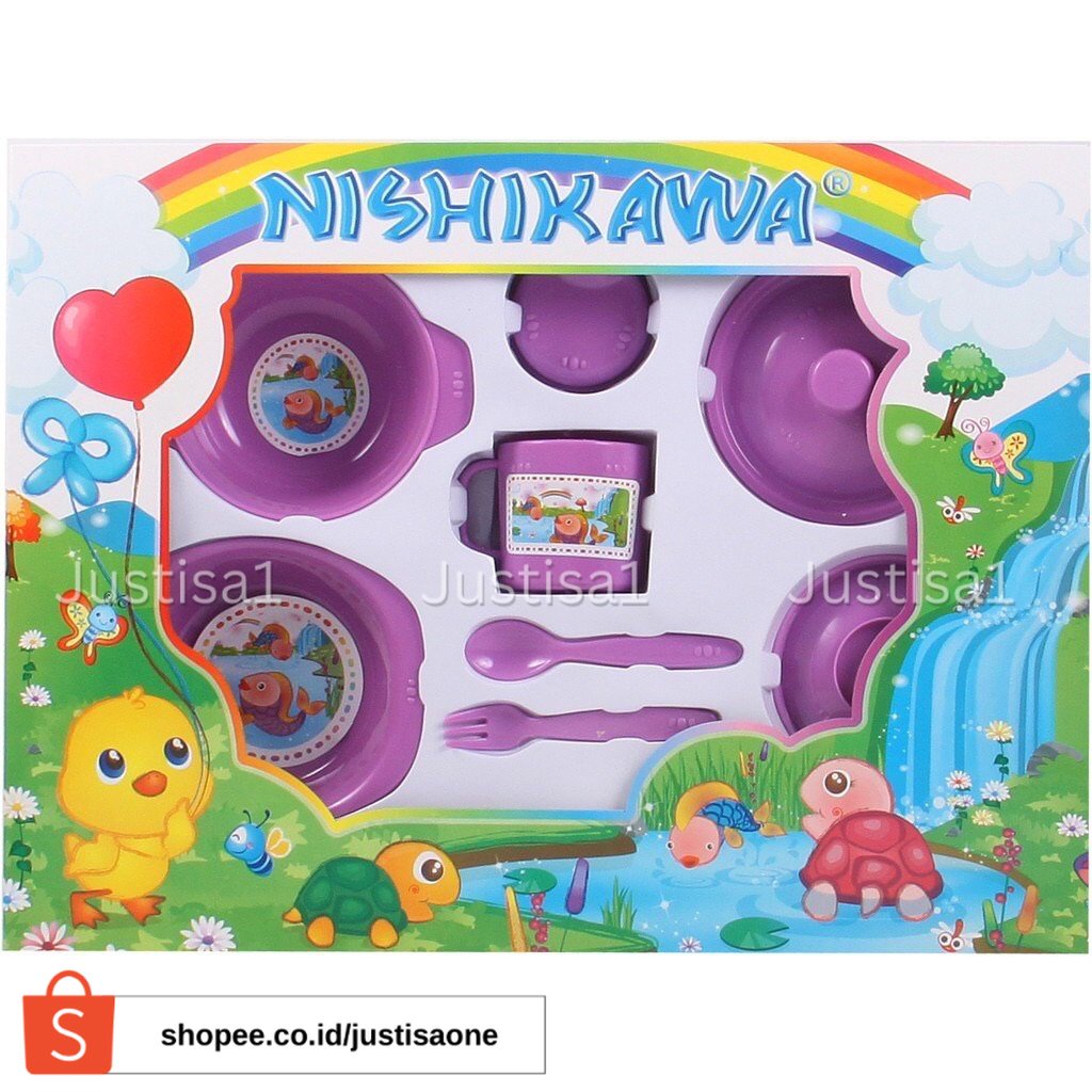 SALE  NISHIKAWA-TEMPAT MAKAN BAYI UKURAN BESAR-FEEDING SET NSK L