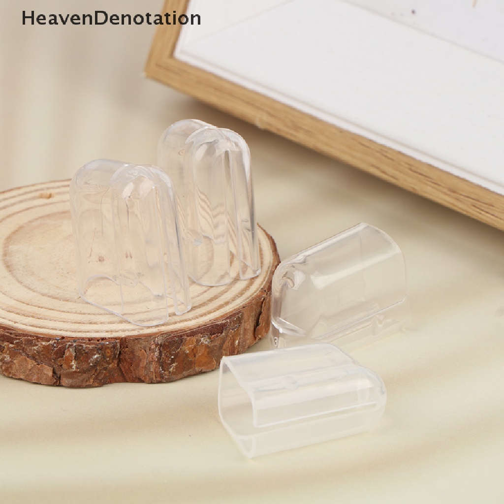 [HeavenDenotation] 4pcs Toothbrush Cover Penutup Pelindung Kepala Sikat Gigi Case Lids Cap Travel Suit HDV