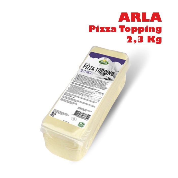 ARLA Pizza Topping Block 2,3 Kg / Keju Mozzarella Blok 2300 Gr