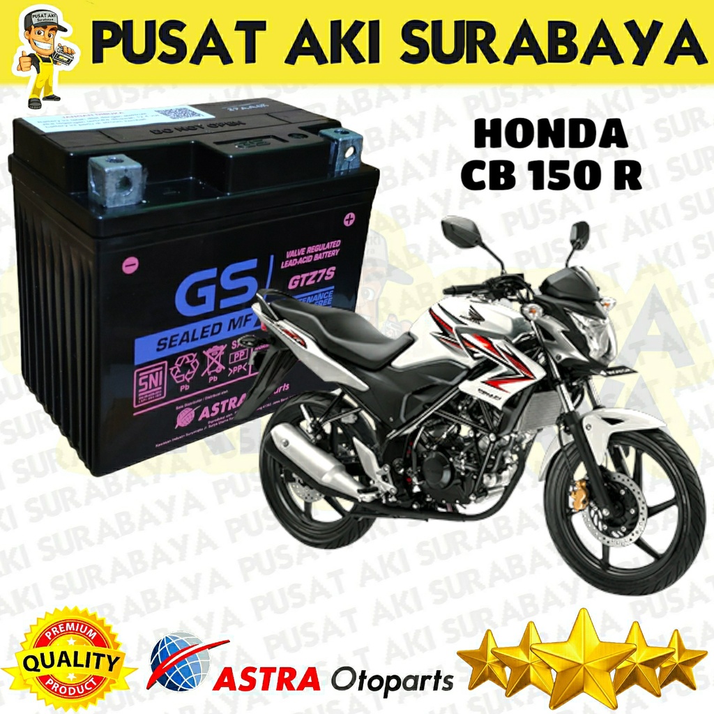 AKI KERING CB 150 R GS ASTRA GTZ7S ACCU HONDA VARIO 125 VARIO 150 2012 2013 2014 YTZ6V MTZ6S  GTZ6V 7AH