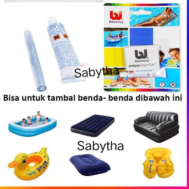 

B37 Repair Kit Lem Kolam Renang / Lem Tambal Ban BESTWAY TREND ✈