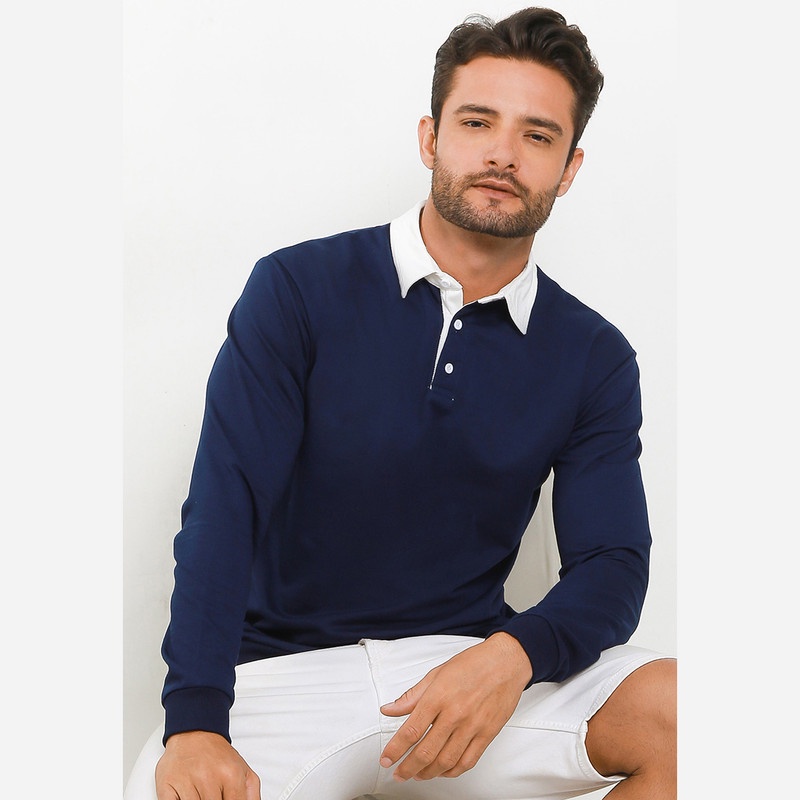 Tolliver Polo Sweatshirt Pria