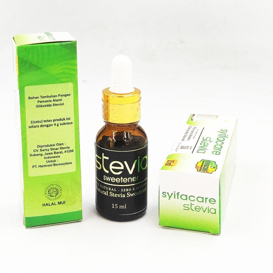 

➧ Stevia Sweetener Stefia Gula Cair Non Kalori Pemanis Alami ☺