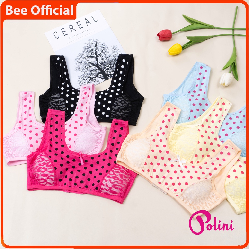 BEE - Miniset Anak Pakaian Anak Perempuan Pakaian Dalam Wanita Import / Bra Remaja 976 POLINI