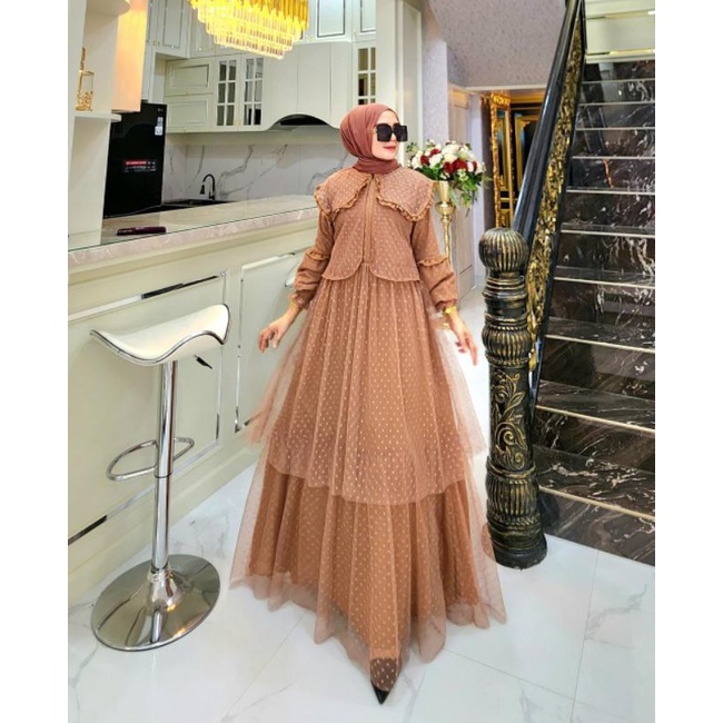 gamis kirana fitri dress original nindah