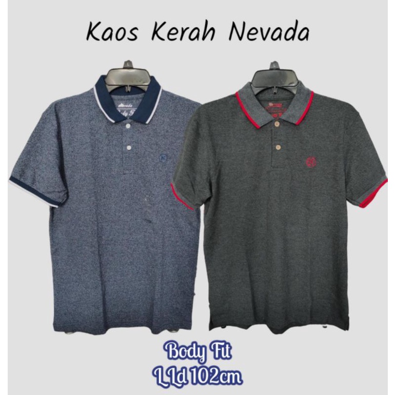 KAOS KERAH NEVADA ORI