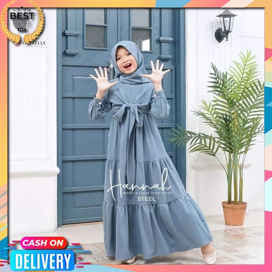Gamis Anak Cewek Tanggung Umur 9 12 Thn Terbaru 2023 3 4 Tahun 8 7 1 10 5 Syari Set Hijab Cadar Keki