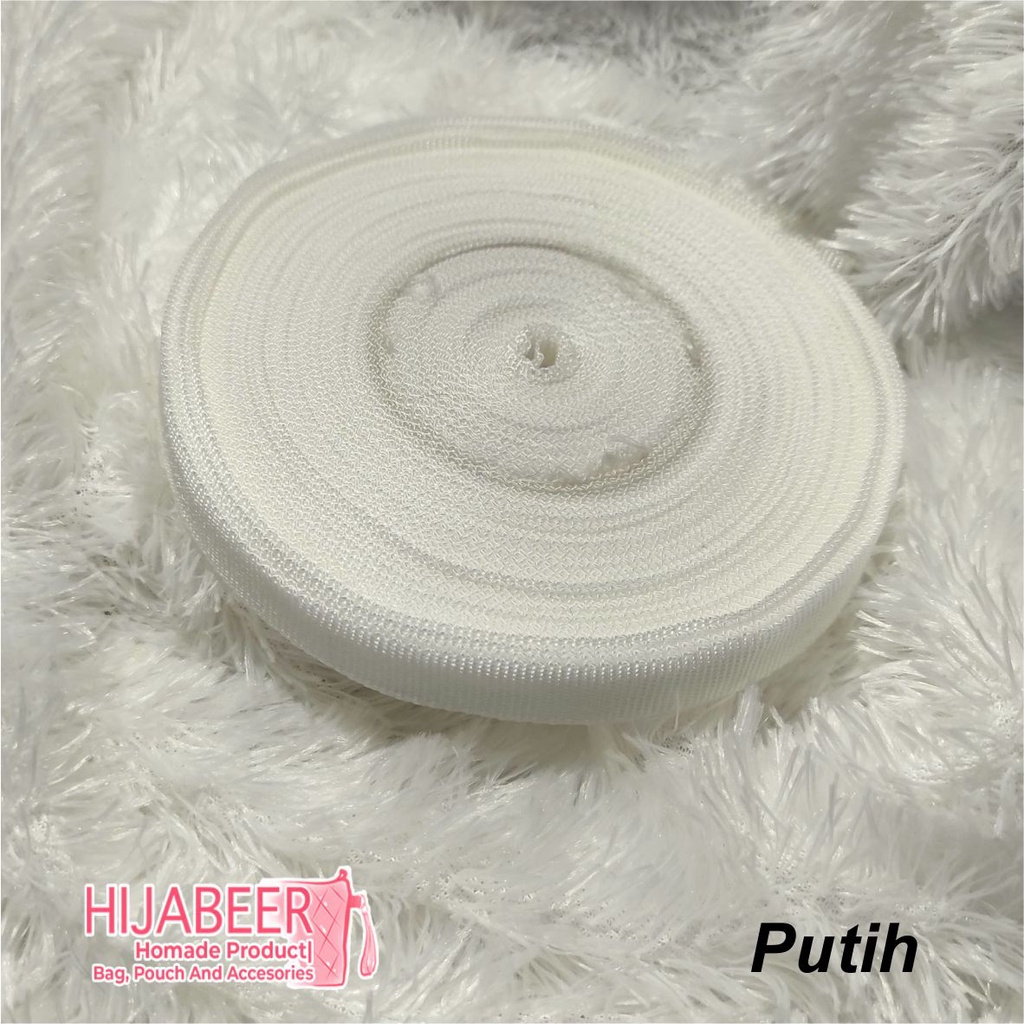 Bisban Webbing / tali botol 1,5 cm PER ROLL