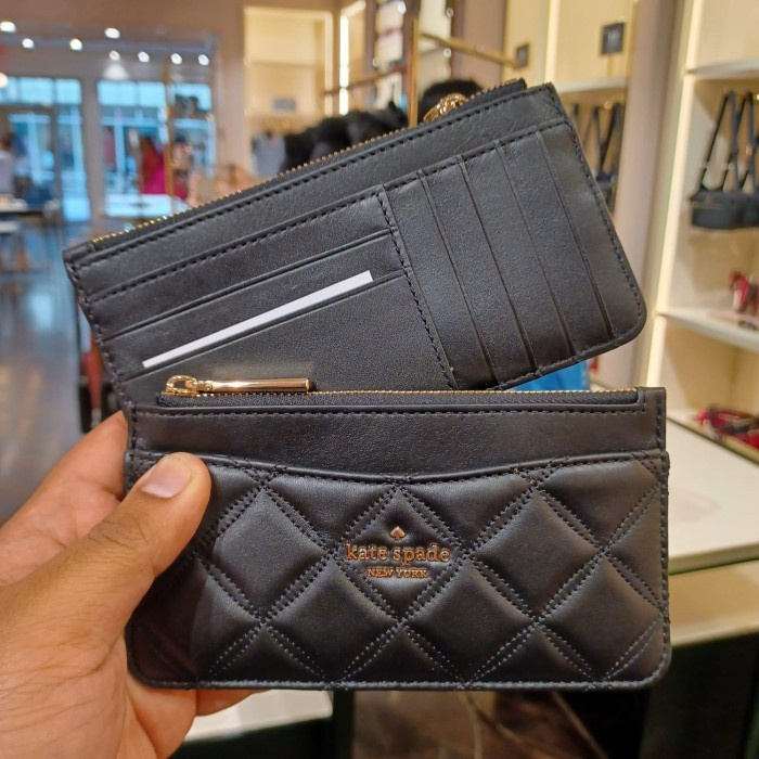 Dompet Kate Spade Ks Natalia Large Slim Card Holder Black