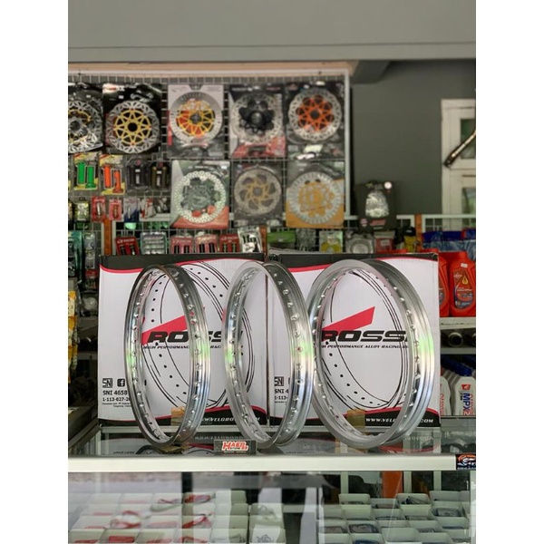 VELG VROSSI LINGKAR VELG ROSSI SILVER UKURAN 140 160 185 RING 17