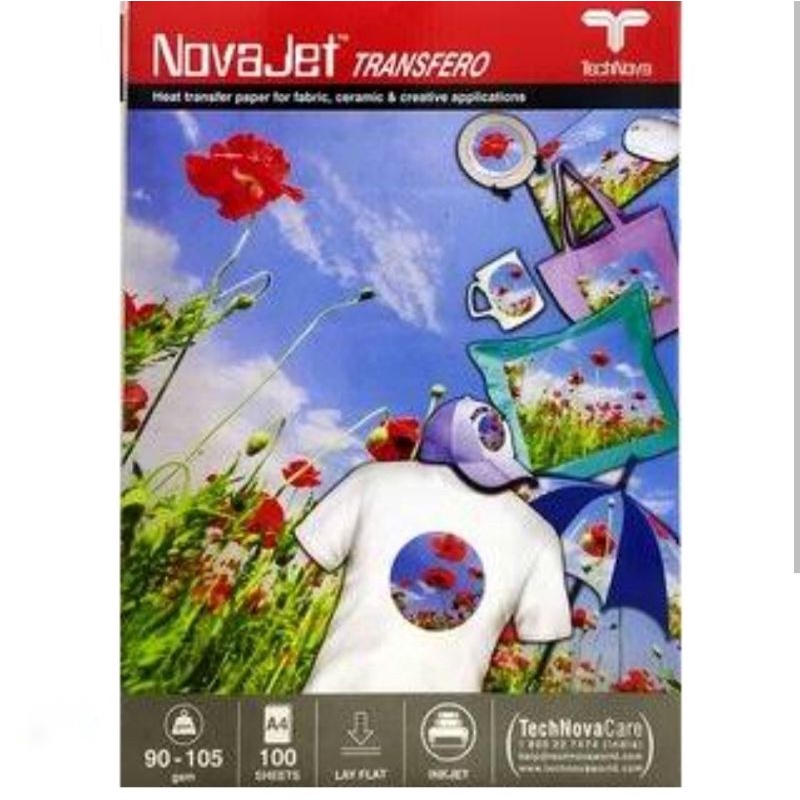 

NOVAJET Transfero Inkjet Transfer Paper Hight Quality A3 100lbr