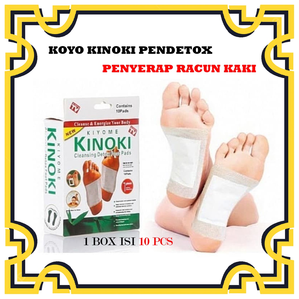 HS KINOKI PUTIH / GOLD ORIGINAL ISI 10PCS KOYO KAKI PEMBERSIH KOYO DETOX