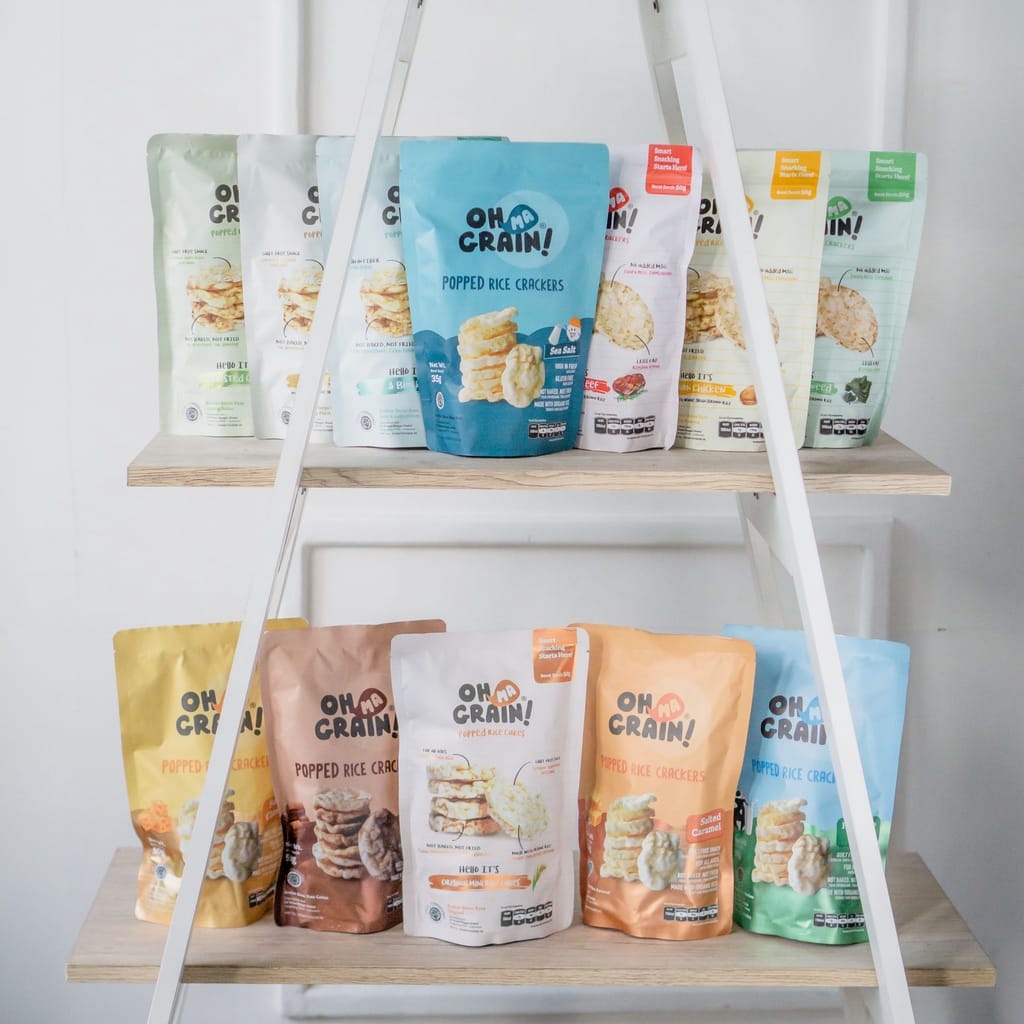 

Oh Ma Grain Keripik beras 50gr / snack sehat cemilan diet / snack anak