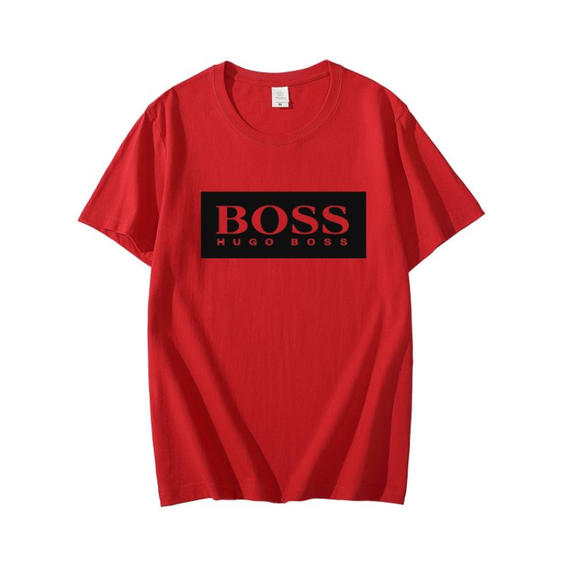 Kaos Oblong Boss Kaos Baju Pria Lengan Pendek Pakaian Atasan Cowok Cewek Tshirt Cod