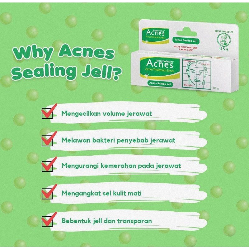 Acnes Sealing Gel 9 gr- Gel Perawatan Jerawat