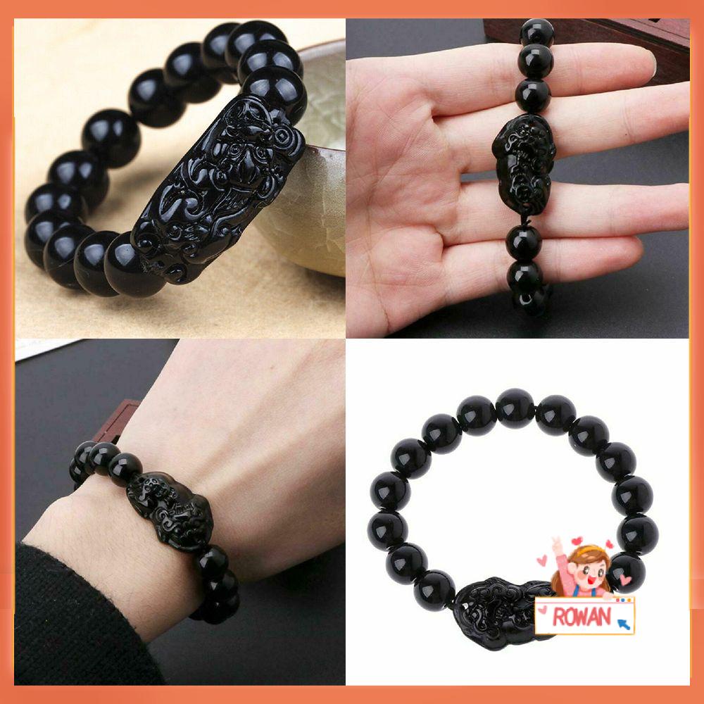 R-flower Pi Xiu Gelang Hot Sale Kekayaan Attract Hitam 10MM