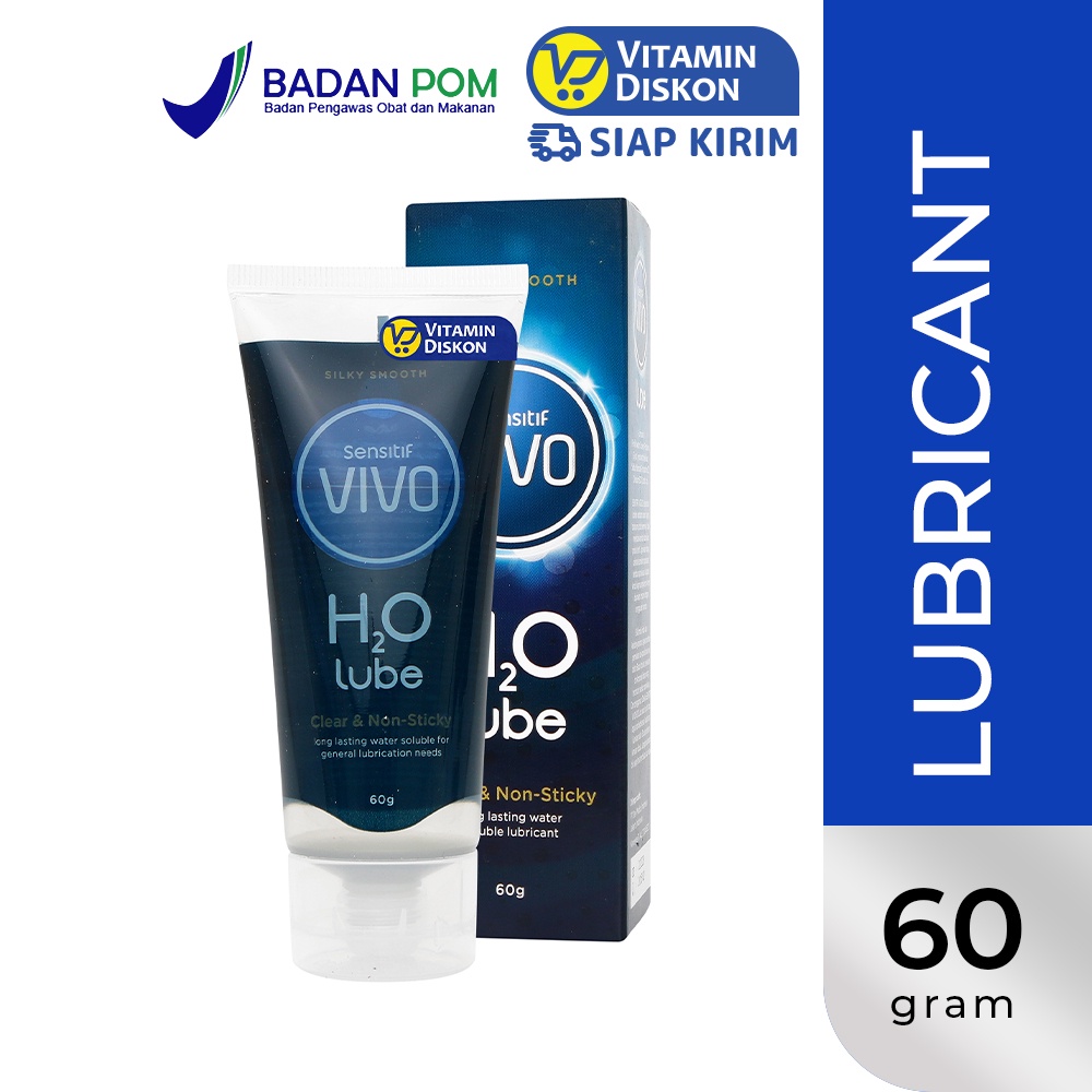PELUMAS VIVO LUBRICANT H2O LUBE BAHAN AIR ISI 60 GR