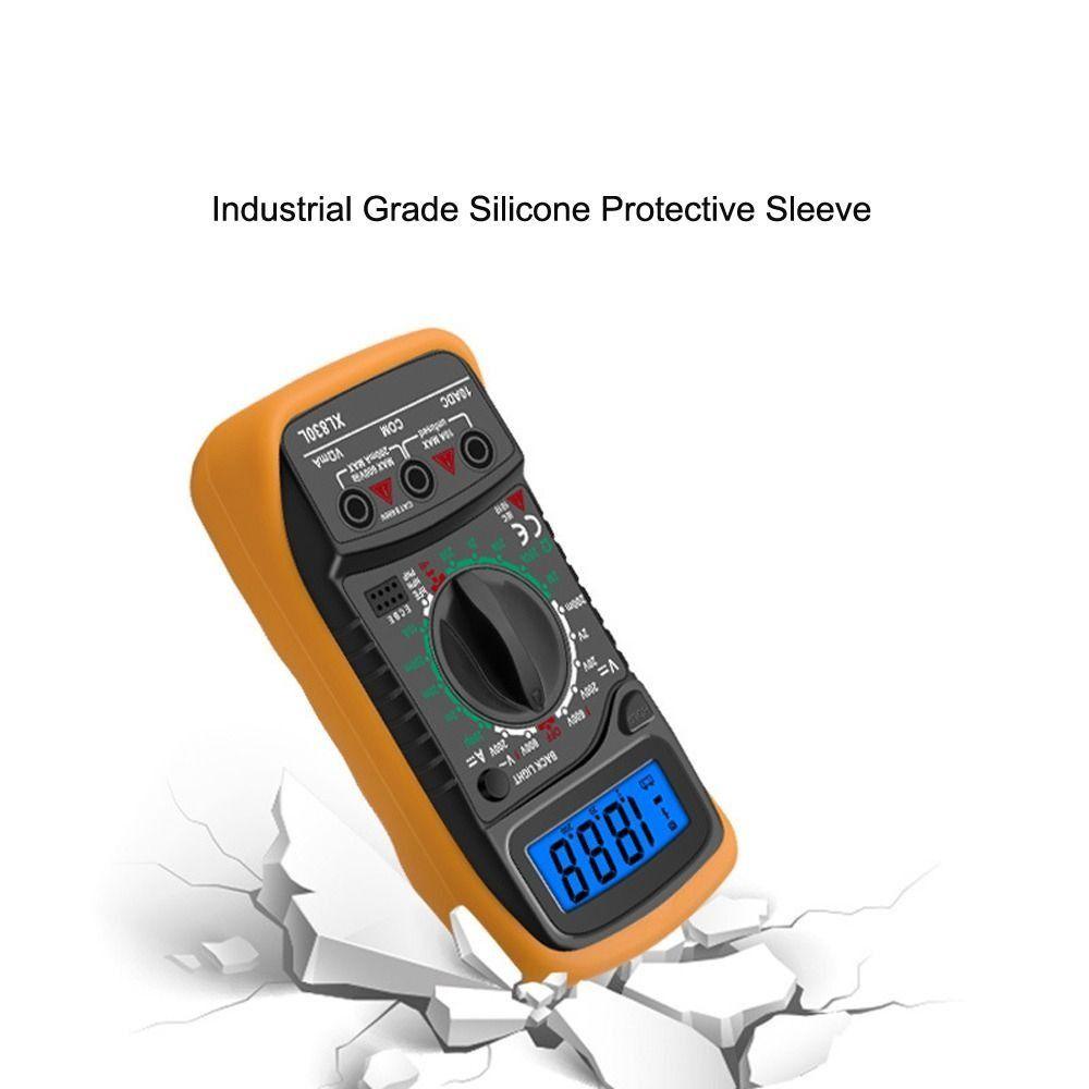 [Elegan] Multimeter Digital XL830L LCD Ammeter Voltmeter Current Tester Voltage Tester Detektor Tegangan Kapasitansi Tester