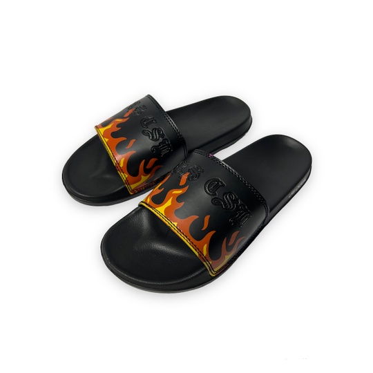 Sandal Pria Slide Motif Karikatur Gear 5