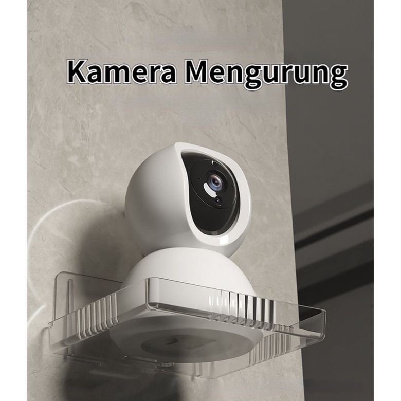 Rak Dinding Tempel Mi Home Security CCTV Wall Mount Bracket Holder Rak Mini Dinding Dudukan CCTV Kamera Serbaguna