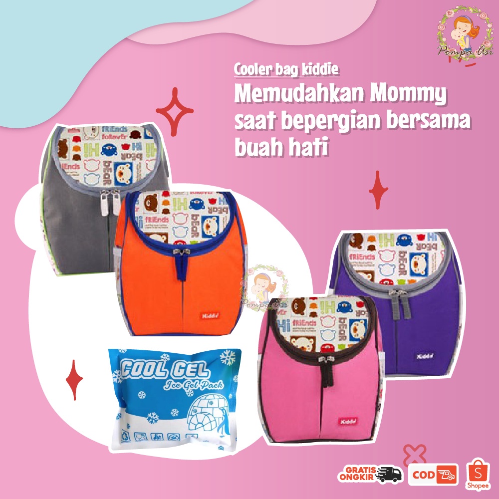 Cooler Bag Kiddy Tas Penyimpanan Asi Alat Menyusui Perlengkapan  Susu Bayi By Mallpompaasi