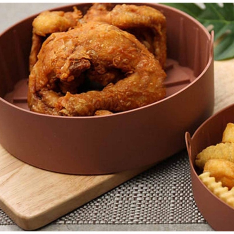 【COD】Air Fryer Silicone Basket Pot/ Air Fryer Accessories/  Air Fryer Basket / Loyang Air Fryer Silicon