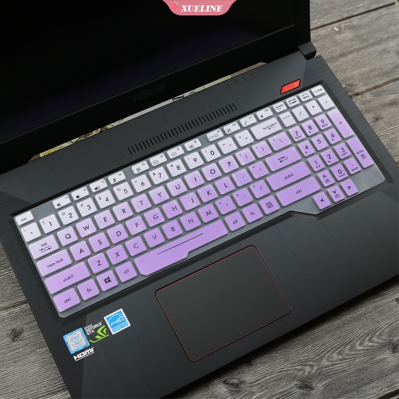 Cover keyboard Silikon Transparan Untuk film Perlindungan keyboard laptop gaming Asus FX503 FX63VD [ZXL]