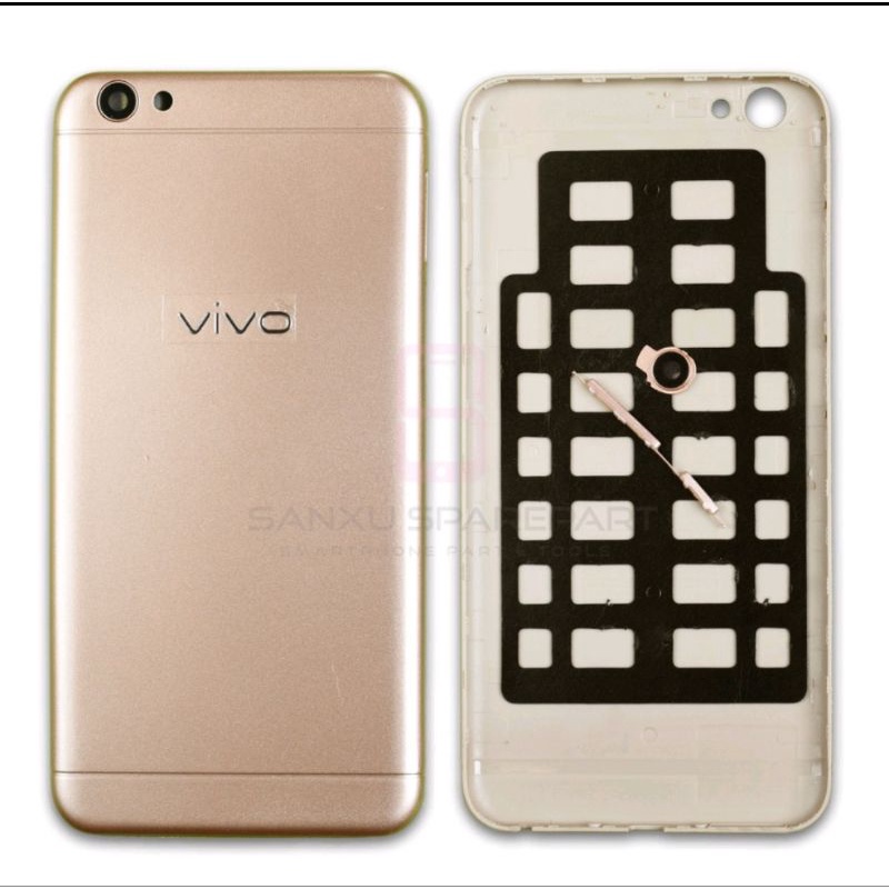 BACKDOR BEKDOR TUTUP BATERAI VIVO V5 V5S 1612 Y67 V5 LITE + TOMBOL ORIGINAL