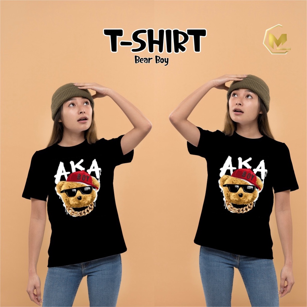 Baju Kaos shirt Pria Wanita Unisex Streetwear kaos Surfing pakaian atasan cewek cowok tshirt MA3557