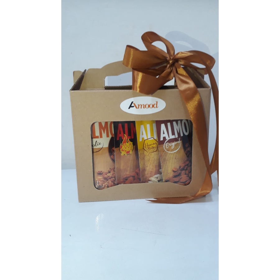 

Hampers | Parcel Kacang Panggang Almond 4 varian rasa 50gr
