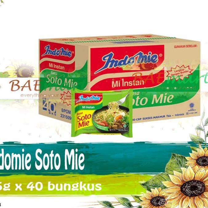 

✹ Indomie Soto Indofood Dus isi 40 ☎