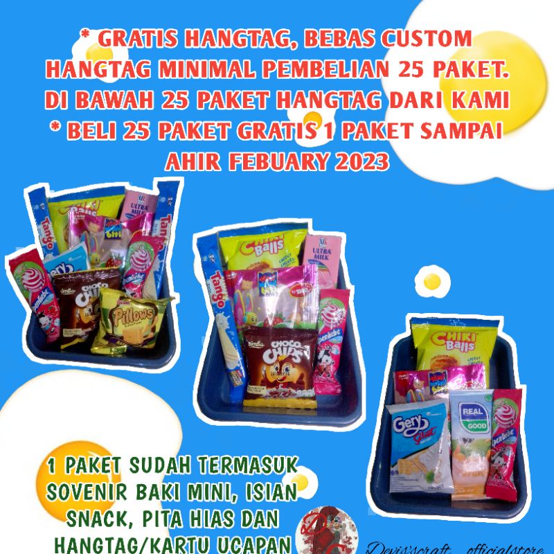 

{ tidak minimal pembelian} paket snack ulang tahun simpel dan elegan. paket snack untuk acara apa saja