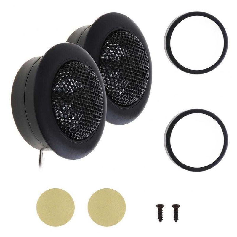 Agile Speaker Mini Dome Tweeter Loudspeaker Mobil HiFi 800W 2 PCS - TS-T120Speaker mobil ini dapat dipasangkan pada pintu atau di bagian mobil lainnya. Speaker ini memiliki magnet berdensitas tinggi