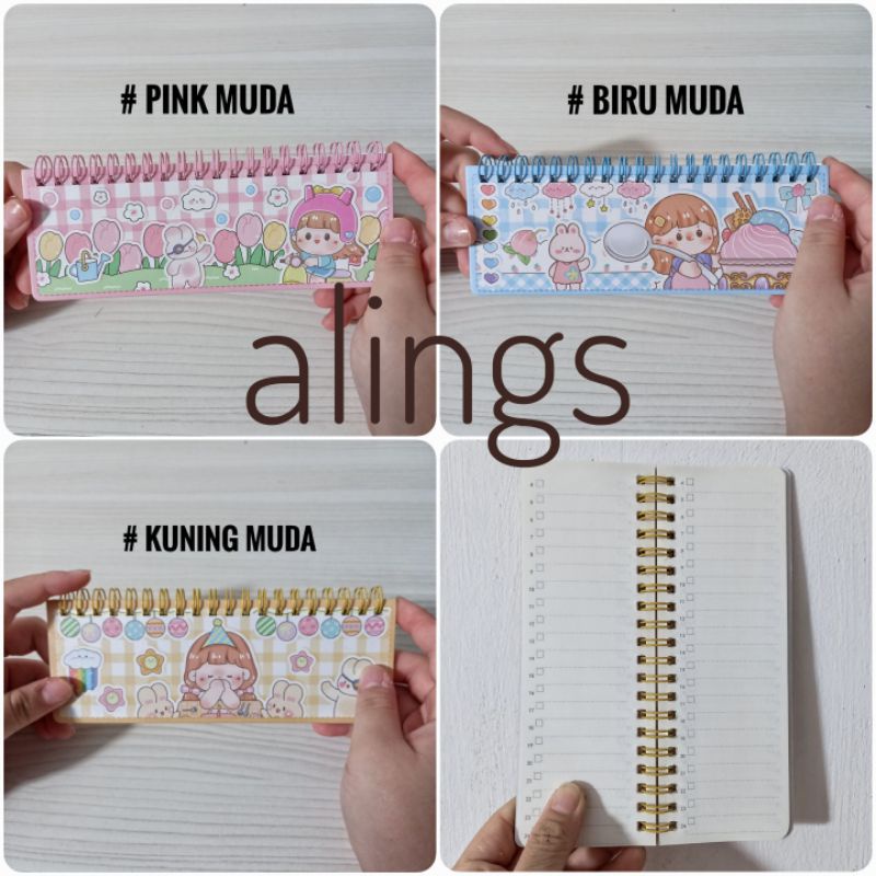 

Mini To Do List Spiral Notebook Buku Tulis Catatan Jadwal Agenda Mini