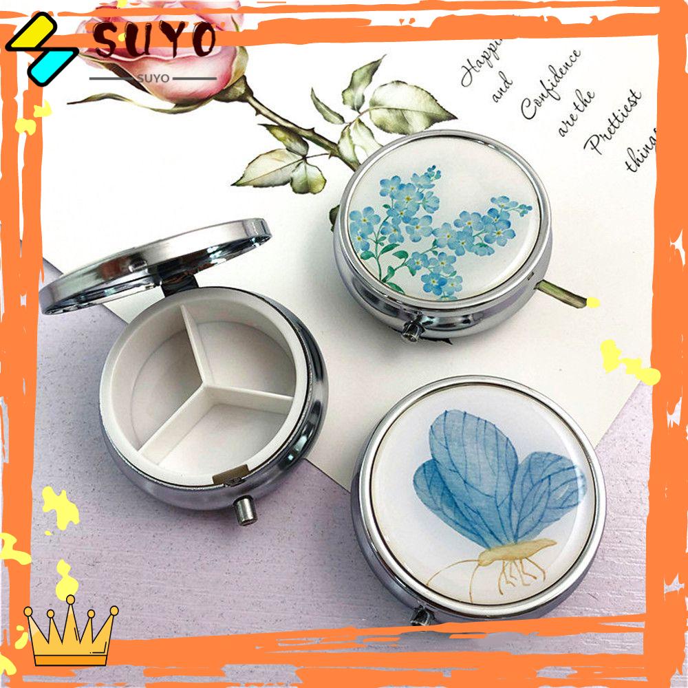 Suyo Pill Box Fashion Travel Portabel Pill Cases