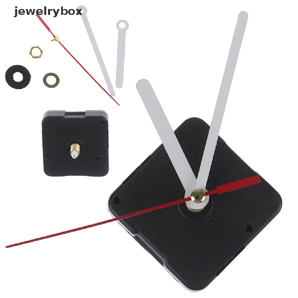 [jewelrybox] Diy Silent Classic sliver Watch Jam Dinding Bagian Mekanisme Gerakan Butik